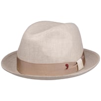Herringbone Linen Player Hat by Alfonso D�Este - &pound;87.95