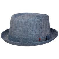 Herringbone Pork Pie Cotton Hat by Alfonso D�Este - &pound;87.95