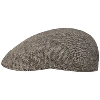Herringbone UV Silk Driver Flat Cap by Stetson - &pound;119.00