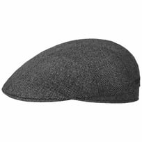 Herringbone UV Silk Driver Flat Cap by Stetson - &pound;119.00