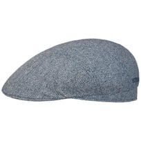 Herringbone UV Silk Driver Flat Cap by Stetson - &pound;119.00