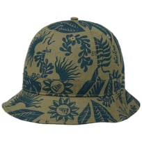 Hibiscus Print Bucket Cotton Hat by New Era - &pound;22.95