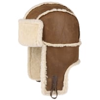 Highfly Leather Trapper Hat by Lierys - &pound;187.95