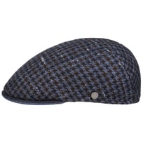 Houndstooth Milano Flat Cap by Lierys - &pound;111.95