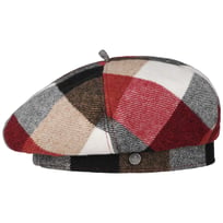 Jarena Check Beret by Lierys - &pound;69.95