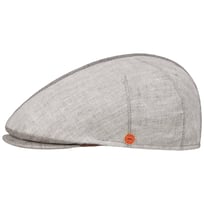 Jasper Twotone Linen Flat Cap by Mayser - &pound;98.95