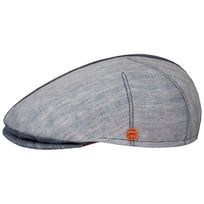 Jasper Twotone Linen Flat Cap by Mayser - &pound;98.95