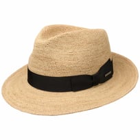Jenkins Crochet Fedora Straw Hat by Stetson - &pound;219.00