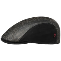 Jhon Premium Leather Flat Cap by Alfonso D�Este - &pound;149.95