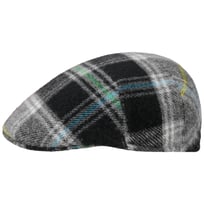 John Hanly Colour Lines Lambswool Flat Cap - &pound;44.95