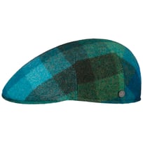 John Hanly Wool Check Flat Cap by Lierys - &pound;70.95