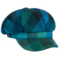 John Hanly Wool Check Newsboy Cap by Lierys - &pound;70.95