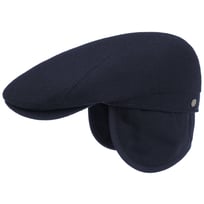 John Wool Flat Cap with Ear Flaps by Lierys - &pound;61.95