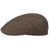 Kadoka Wool Cashmere Driver Flat Cap by Stetson - &pound;159.00