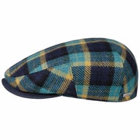 Kent Genola Wool Check Flat Cap by Stetson - &pound;95.25