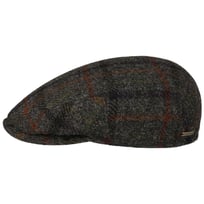 Kent Harris Tweed Check Flat Cap by Stetson - &pound;149.00