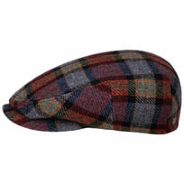 Kent Madero Wool Check Flat Cap by Lierys - &pound;87.95