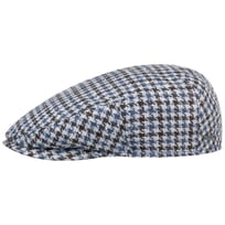 Kent Tricolour Houndstooth Flat Cap by Stetson - &pound;94.20