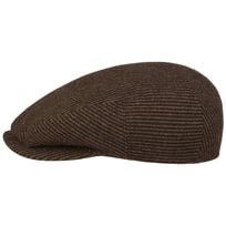 Kent Virgin Wool Stripes Flat Cap by Stetson - &pound;169.00