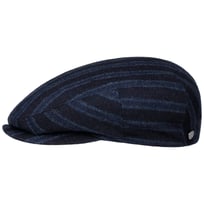 Kent Wool Stripes Flat Cap by Lierys - &pound;70.95
