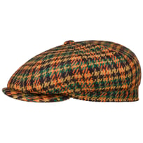 Kyoto Houndstooth Flat Cap by Alfonso DEste - &pound;113.95