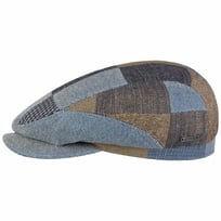 Laughlin Driver Patchwork Flat Cap by Stetson - &pound;89.00