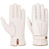 Leather Gloves with Cashmere Lining by Caridei - &pound;140.95