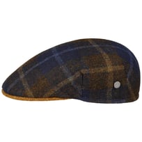 Lencott Wool Check Flat Cap by Lierys - &pound;70.95