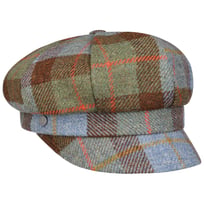 Liasca Wool Check Newsboy Cap by Lierys - &pound;69.95