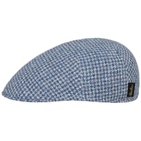 Light Check Flat Cap by Borsalino - &pound;149.95