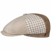 Light Patchwork Flat Cap by Alfonso D�Este - &pound;96.95