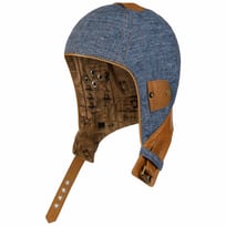 Linen Aviator Helmet with Leather by Stetson - &pound;179.00