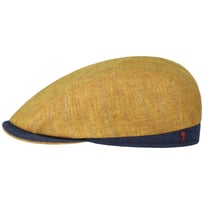 Linen Stripes Flat Cap by Alfonso D�Este - &pound;70.95
