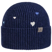 Little Hearts Beanie Hat with Cuff by Lierys - &pound;61.95