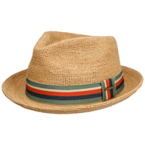 Littlefield Crochet Player Raffia Hat by Stetson - &pound;149.00