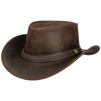 Longford Western Leather Hat by Scippis - &pound;53.95