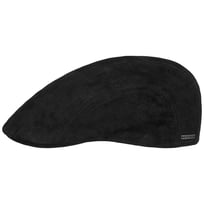 Madison Leather Flat Cap by Stetson - &pound;129.00