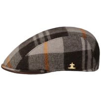 Mattrick Wool Check Flat Cap by Lierys - &pound;93.95