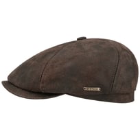 McCook Vintage Leather Cap by Stetson - &pound;139.00