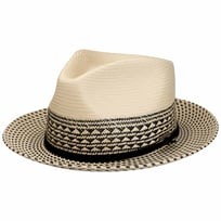 Meola Twotone Fedora Straw Hat by Stetson - &pound;93.35