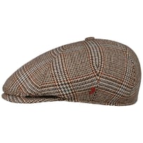 Merino Houndstooth Flat Cap by Alfonso D�Este - &pound;87.95