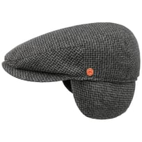 Merlino Zigzag Flat Cap with Ear Flaps by Mayser - &pound;96.95
