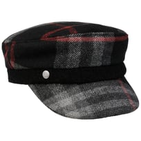 Mevala Check Baker Boy Hat by Lierys - &pound;52.95
