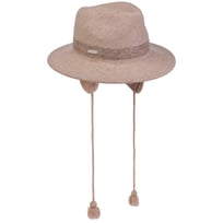 Milled Wool Fedora Hat with Ear Flaps by Seeberger - &pound;61.95