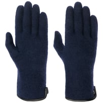 Milled Wool Gloves with Leather by Roeckl - &pound;52.95