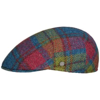 Multicolour Harris Tweed Flat Cap by Lierys - &pound;88.95