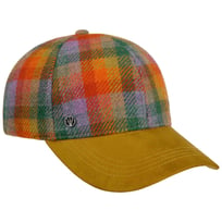 Multicolour Wool Check Cap by Loevenich - &pound;35.95