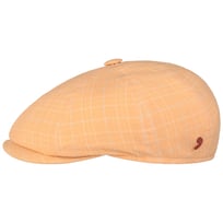 Napoli Seersucker Flat Cap by Alfonso D�Este - &pound;79.95