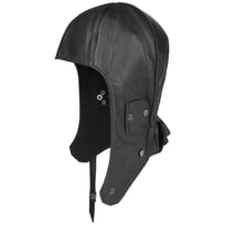 Nappa Leather Convertible Aviator Hat by Lierys - &pound;105.95