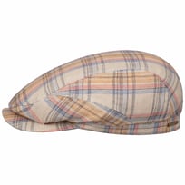 Orsley Driver Linen Flat Cap by Stetson - &pound;119.00